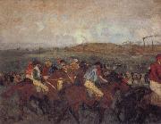 Edgar Degas Gentlemen-s Race Sweden oil painting artist